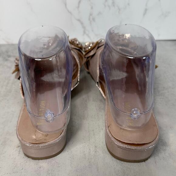 Reaction Kenneth Cole Flats WMNS US Size 9M Dressy Floral Design Vala Slide-On - Picture 3 of 6